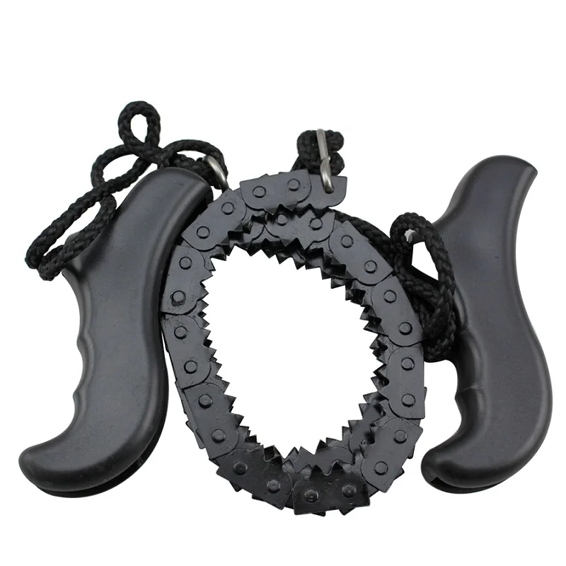 Emergency Survival Hand Tools Gear Pocket Chain Saw Chain Saw Foldable Outdoor Handle Saws ISP Port