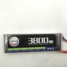 MOS 2S lipo battery 7 4v 3800mAh 40C For rc helicopter rc car rc boat quadcopter