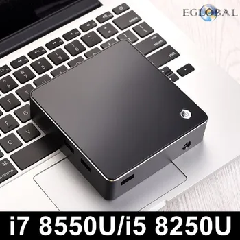 

[8th Gen Intel Core i7 8550U i5 8250U Quad Core 8 Threads] Eglobal Nuc Mini PC Windows 10 DDR4 AC Wifi 4K HTPC HDMI Mini DP