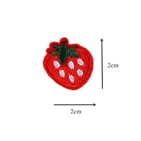 Buy 10PCS Embroidered Sewing Iron On Strawberry Patches Plants Badge For Bag Jeans Hat Appliques Sticker Online - Image 2