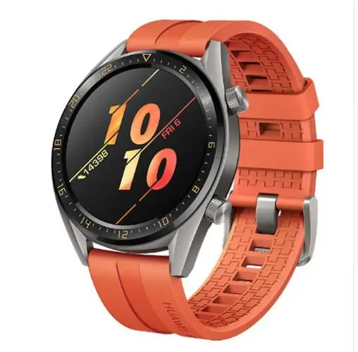 Huawei Watch GT Смарт часы Поддержка gps NFC 14 дней Срок службы батареи 5 атм водонепроницаемый телефонный Звонок трекер сердечного ритма для Android IOS - Цвет: Watch Gt Active