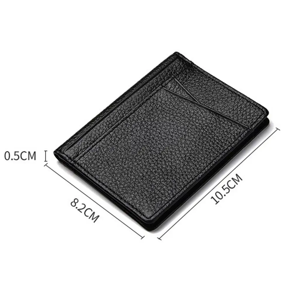 Men's Leather Slim Wallet Thin Credit Card Holder ID Case Purse Hot