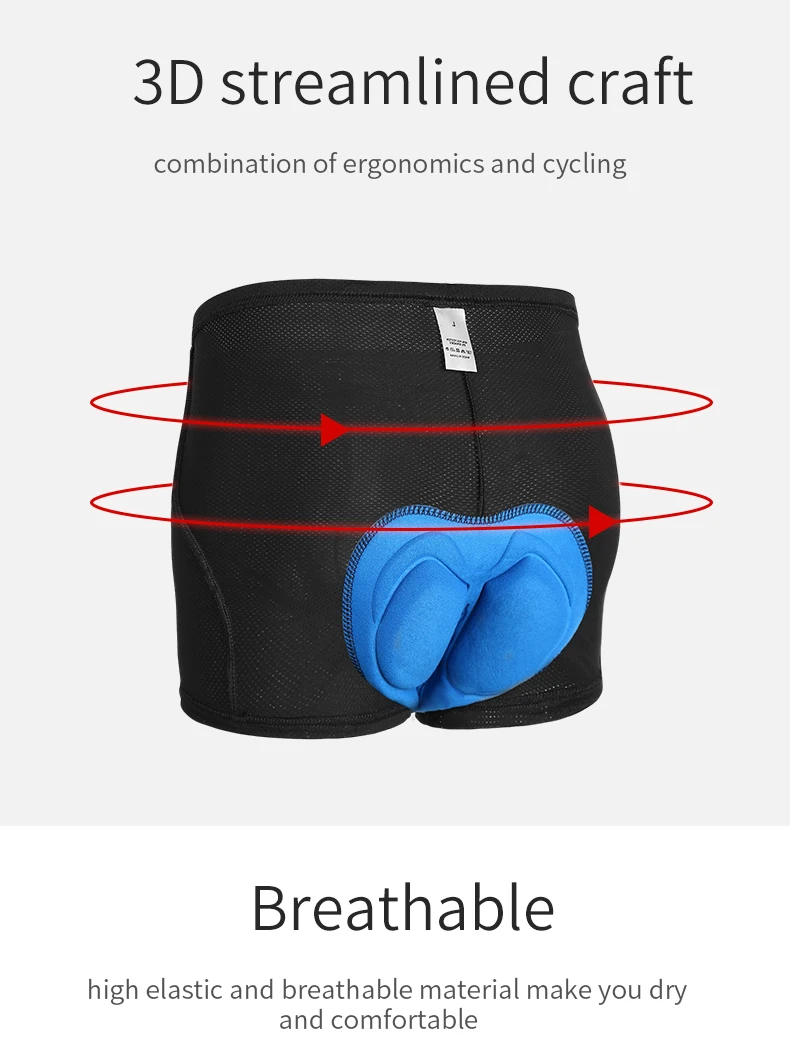 INBIKE велосипедные шорты с подкладкой из губки для горного велосипеда, шорты для мужчин и женщин, быстросохнущее дышащее нижнее белье для езды на велосипеде