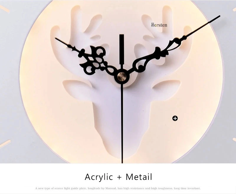 Modern Creative Clock Design LED Wall Lamp Nordic Simple Decorative Wall Lights For Living Room Bedroom Kids Room Aisle (11)