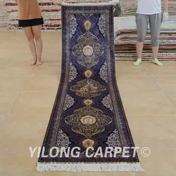 Yilong 2,5 'x9. 84 Тебриз ковровой дорожкой ручной работы Изысканные ручной работы Восточный ковер runner (0843)