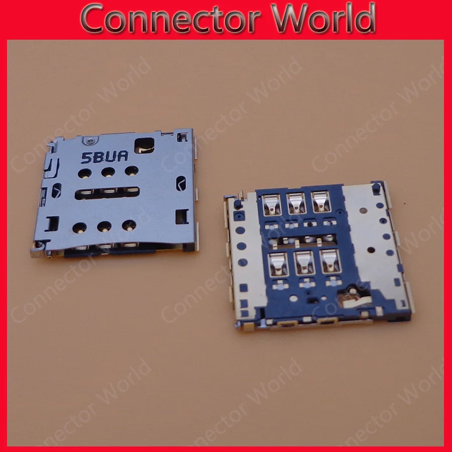 

2-100pcs/lot New Original For Huawei Ascend P7 Sim Card Reader socket connector replacement Holder Tray Slot