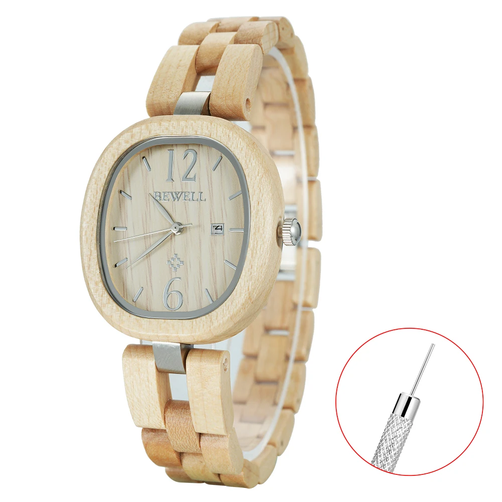 

Bewell wooden watch for women watch luxury girls fashion ladies wrist watches retro design 162A