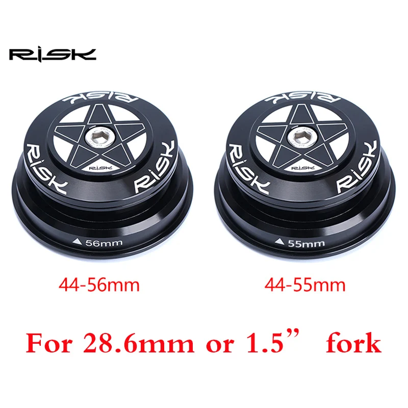 Risk Bicycle Headset Double Bearing Waterproof Bike Headset 44 55/56mm