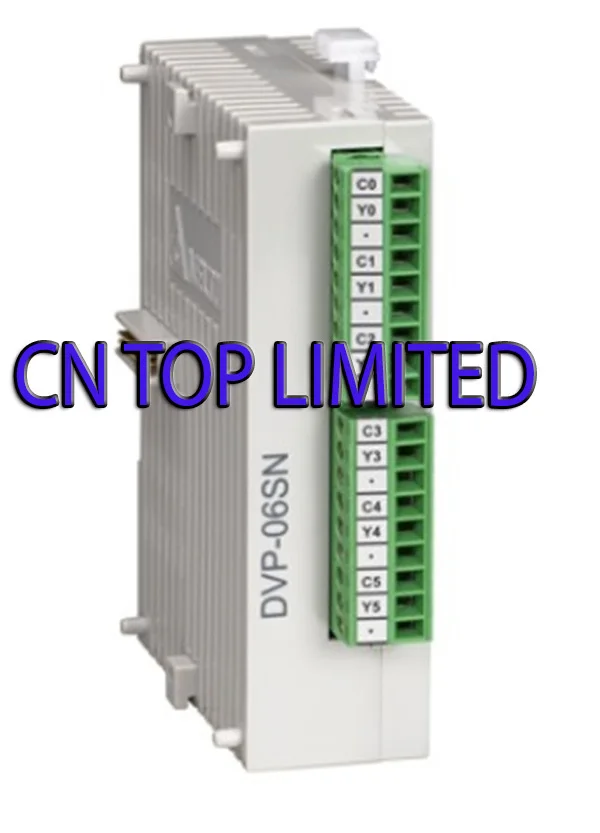 DVP06SN11R Delta S Series PLC Digital Module DO 6 Relay new in box dvp08sn11t delta s series plc digital module do 8 transistor new in box
