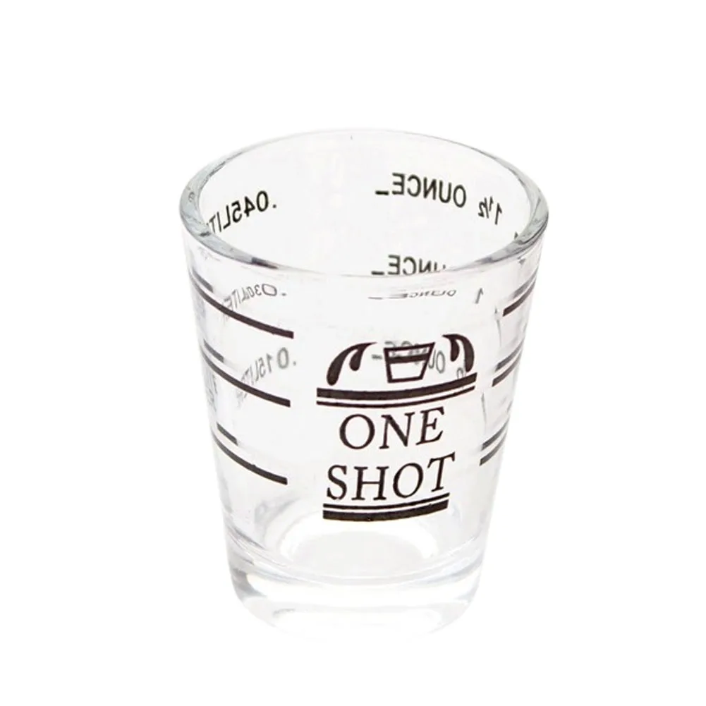 

Kitchen Accessories Glass Measuring Cup for Espresso Cocktail 1.5oz Glassful Coffee cup BS