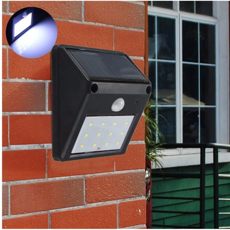Mising Waterproof 12 Led Solar Light Pir Motion Sensor Mising Waterproof 12 Led Solar Light Pir Motion Sensor Garden Outdoor Pathway Sense Lamp Wall In Lamps From Lights