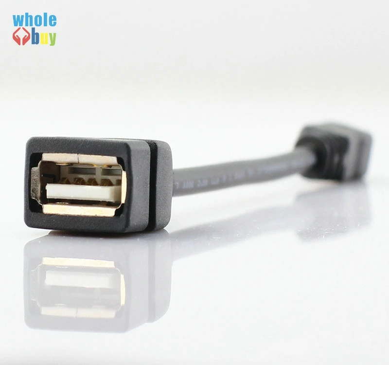Кабель OTG микро USB 11 см для хоста mini портативного цифрового усилителя DAC