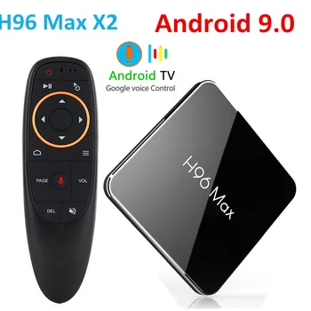 

H96 Max x2 Android 9.0 Amlogic S905X2 LPDDR4 Quad Core 4GB 32GB 64GB 2.4G&5GHz Wifi BT H.265 4K Set top box Smart TV BOX H96Max