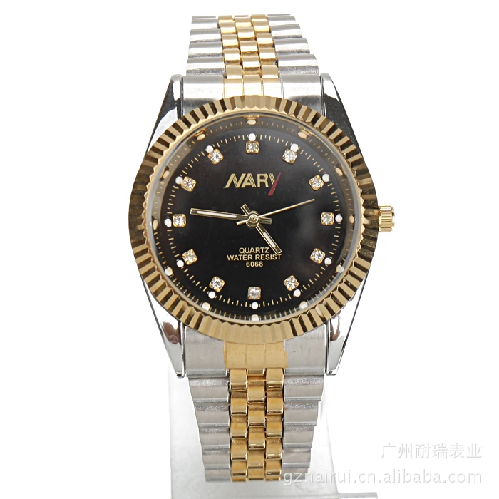 NARY HOT Sell Men Watches Top Brand Luxury Men Military Wrist Watches Full Steel Men Sports