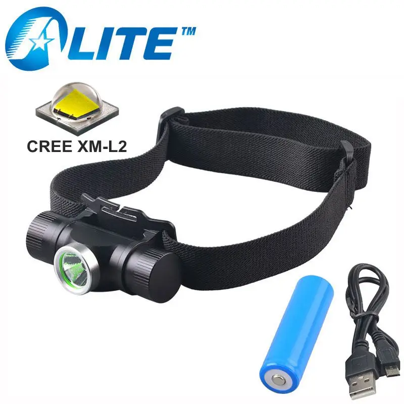 

Head lamp USB Rechargeable Headlamps CREE XML2 T6 10W LED Headlight Perfect for Fishing Walking Camping Reading