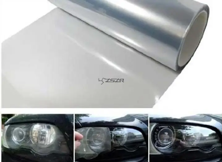 Clear transparent Headlight Bumper Hood Paint Protection Film Vinyl Sheet Decal