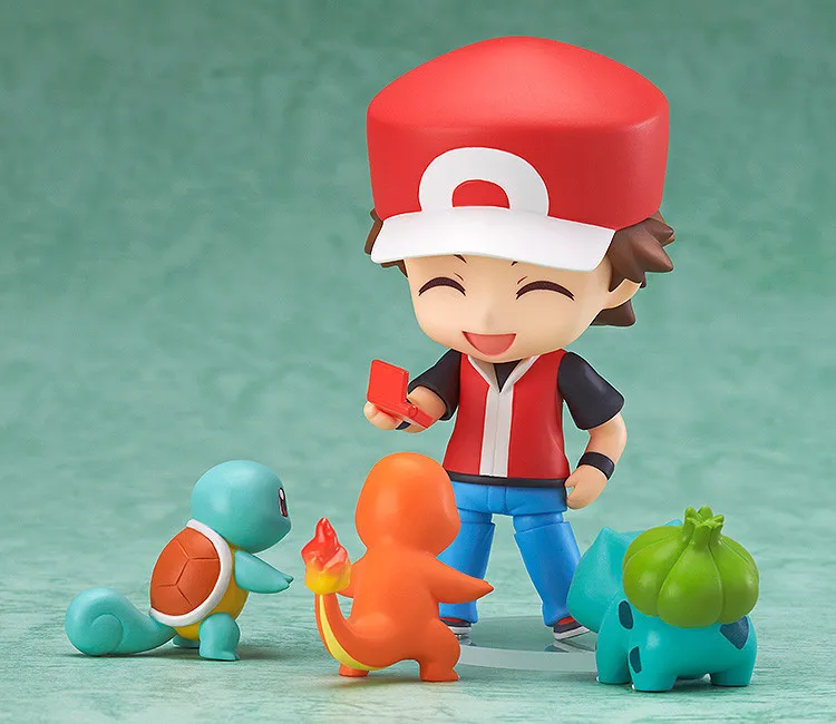 

Anime Nendoroid 425 Red Squirtle Charmander Bulbasaur 10cm Action Figure Toys
