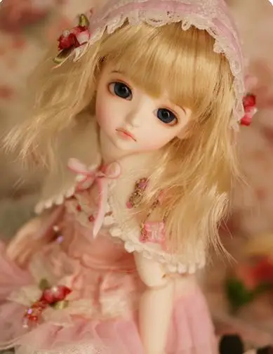 Кукольный парик luodoll BJD sd кукла девочка Хани 1/6bjd макияж, чтобы отправить полный набор ребенка