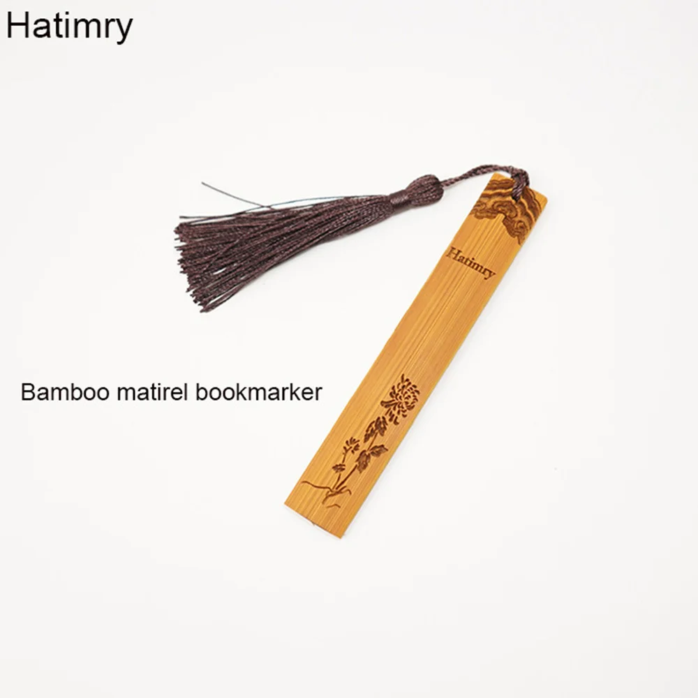 Hatimry Bamboo matirel Закладка marque page marcador de book mark livro закладки для книг index marcapaginas канцелярские товары