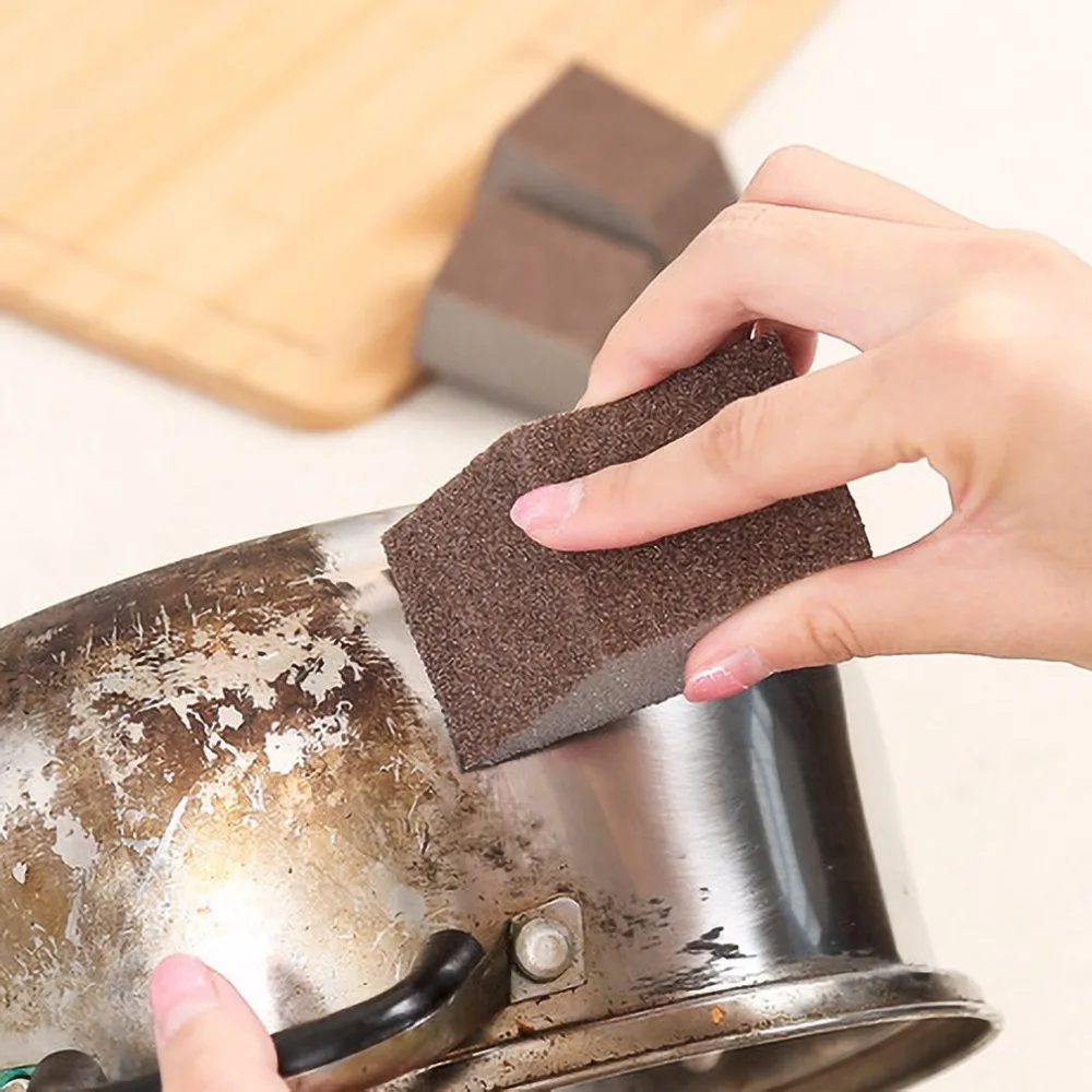 Magic Nano Emery Sponge Brush Eraser Descaling Cleaning Kitchen Rust Tool Thick Type | Дом и сад