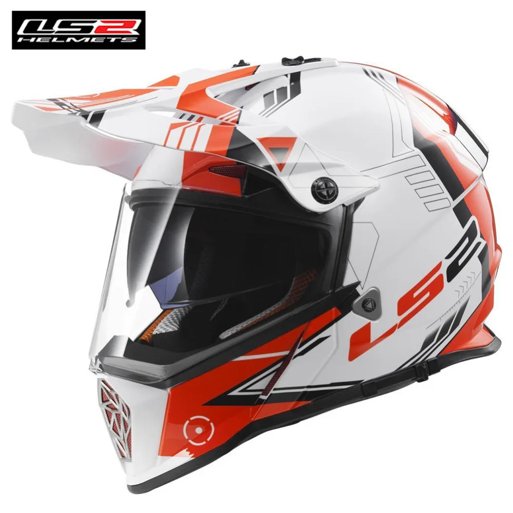 LS2 PIONEER мотоциклетный внедорожный шлем для мотокросса Capacete Casco горные кросс мото