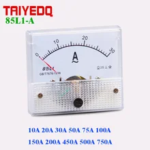 85L1-A AC Panel Meter 10A 15A 20A 30A 50A 75A 100A 250A 500A 750A 1KA Analog Panel Amperemeter Zifferblatt Strom gauge 85L1 meter