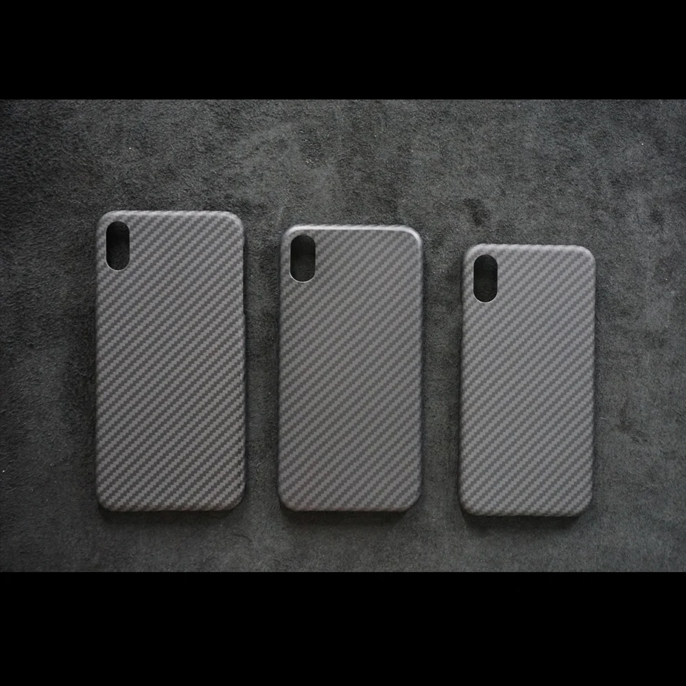 

Carbon fiber Kevlar Case Cover FOR Iphone XS MAX XS X XR Ultra-thin Business handmade