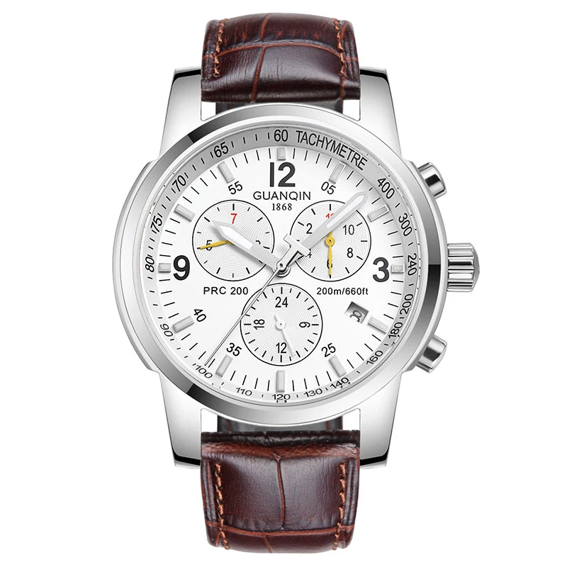 

GUANQIN GQ50009 Original Men Mechanical Watches Men Luxury Brand Full Steel Waterproof 100m Business Automatic Wristwatches