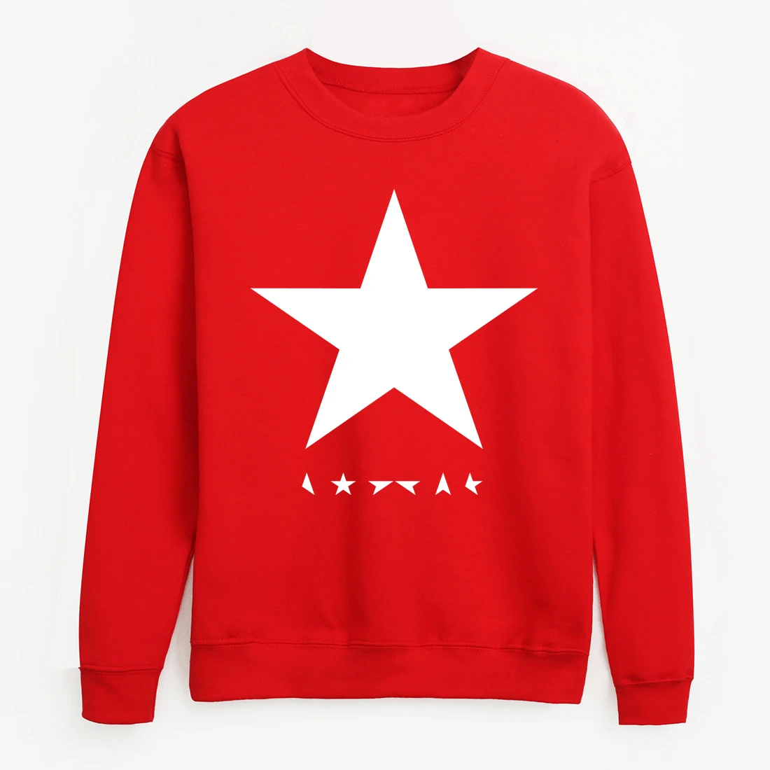 Герои Дэвида Боуи, черные толстовки со звездой, Осень-зима, мужские толстовки в стиле хип-хоп, брендовая одежда, модная Толстовка для фитнеса, пуловеры - Цвет: red
