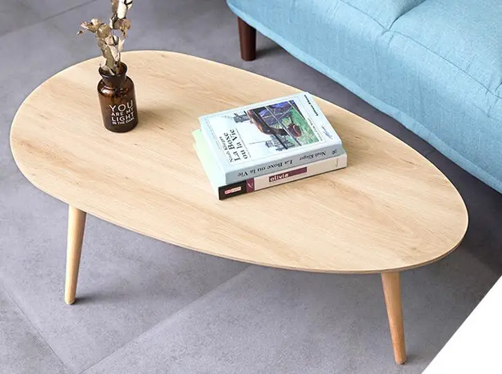 Small Mid Century Modern Coffee Tables for Living Room - Contemporary Low Wood Center Sofa Table Wooden Furniture Side End Table