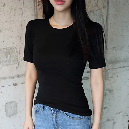 

t shirt women spring autumn long sleeve o neck basic t-shirts female tops high quality t shirt