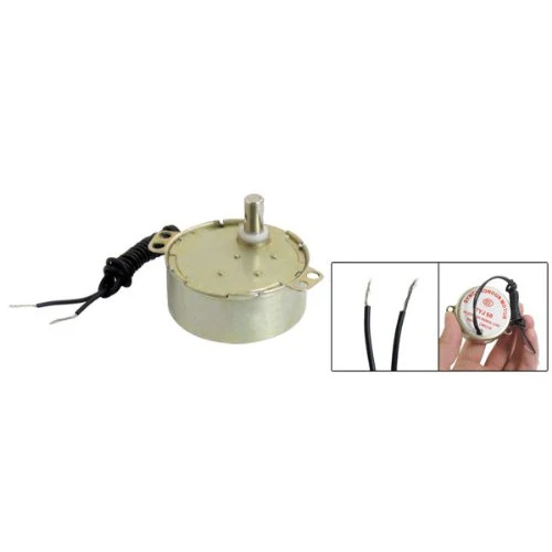 

Promotion! Microwave Oven Synchronous Motor 5/6RPM AC 220-240V 50/60Hz CW/CCW w Black Cable