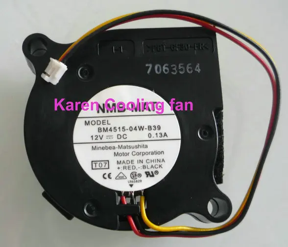 

New original NMB 4515 12V 0.13A BM4515-04W-B39 projector cooling fan