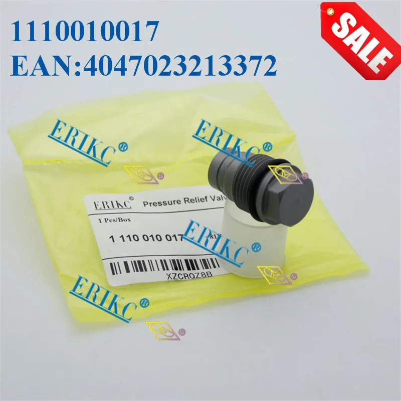 ERIKC Diesel Fuel Part Pressure Valve F00R000775 High Pressure Regulator Relief Valve Assy EAN 3165143306000 for Cummins 4899831