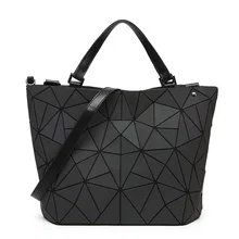 Светящаяся сумка, новинка, с блестками, геометрические сумки для женщин,, стеганые сумки через плечо, лазерные, простые, складные, женские сумки, bolsa feminina