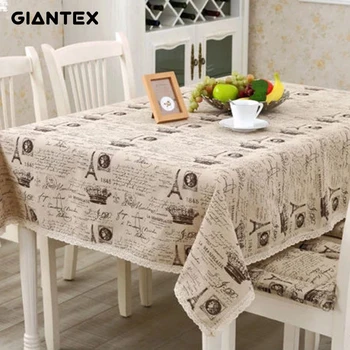 

Kitchen Table Cloth Cotton Linen Tablecloth Rectangular Tablecloths Dining Table Cover Obrus Tafelkleed mantel mesa nappe U1233