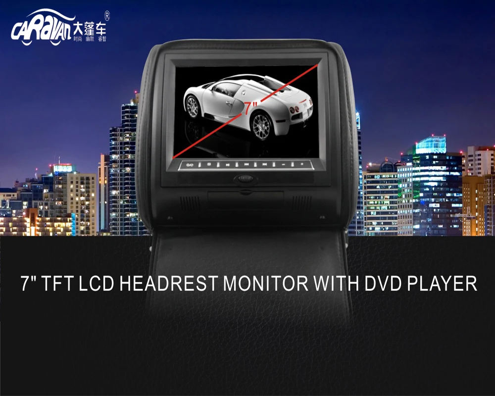 Caravan Best Quality Car Headrest Monitor High Resolution 800 480 Caravan Best Quality Car Headrest Monitor High Resolution 800 480 Screen Styling In Monitors From Automobiles