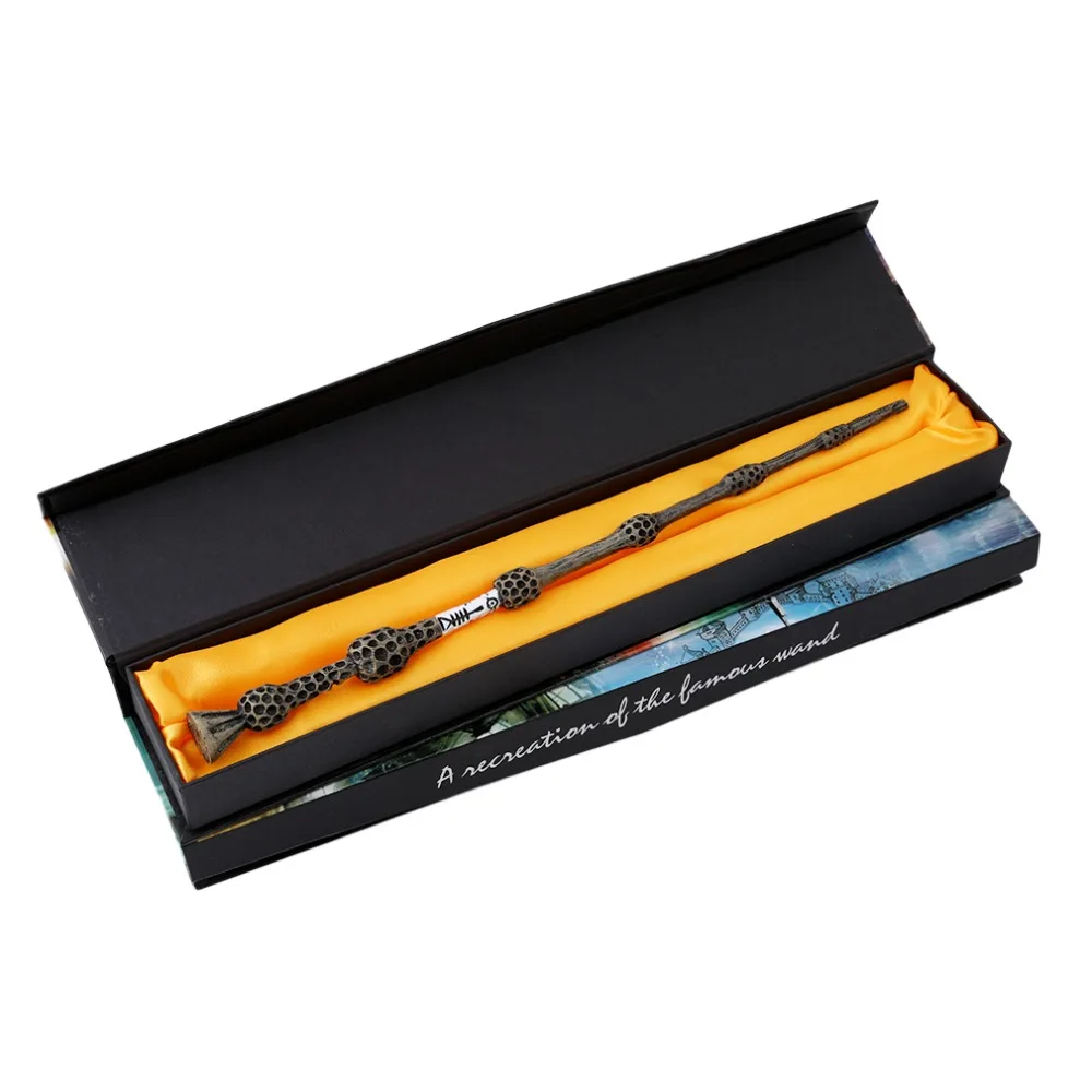 Harri Potter Serials Magic Wand with Mystery box Metal Core Hermione Dumbledore Trick Cosplay Harry Potter Toy Stick Harri Potter Serials Magic Wand with Mystery box Metal Core Hermione Dumbledore Trick Cosplay Harry Potter Toy Stick