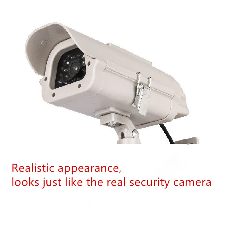 Solar gun type monitors Security Use Real Looking Dummy Fake CCTV