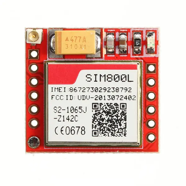 

SIM800L GSM GPRS Module Board Micro Sim Transfer Card Core Board Quad Band Integrated Circuit