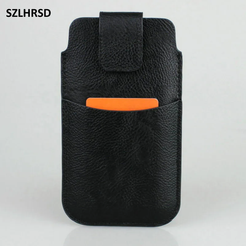 

for Ulefone Mix S Case PU Leather Cover Wallet Card Slot Pocket Cover Outdoor Sport Waist Pouch Bag For Essential Phone PH-1
