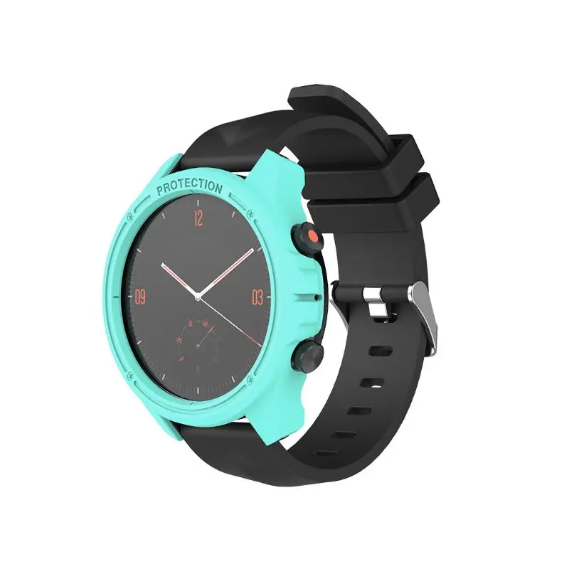 Anti-Scratch Shockproof Hard PC Protective Case Cover Shell for Ticwatch C2 Smart Watch Sports Accessories - Цвет: Mint Green