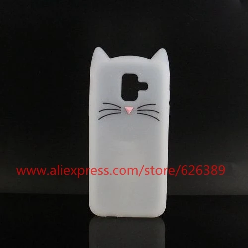 3D Единорог кошка силиконовый чехол для телефона чехол для samsung Galaxy S7 край S8 S9 Plus Note 8 9 J3 J4 J5 J6 J7 J8 A6 - Цвет: 8