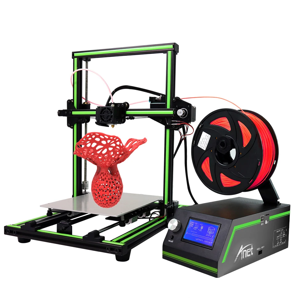 

Factory Outlet E10 Anet 3D Printer Large Print Size Offline Printing Low Noisy Cura Desk 3D DIY Kit Printer 200*270*300mm