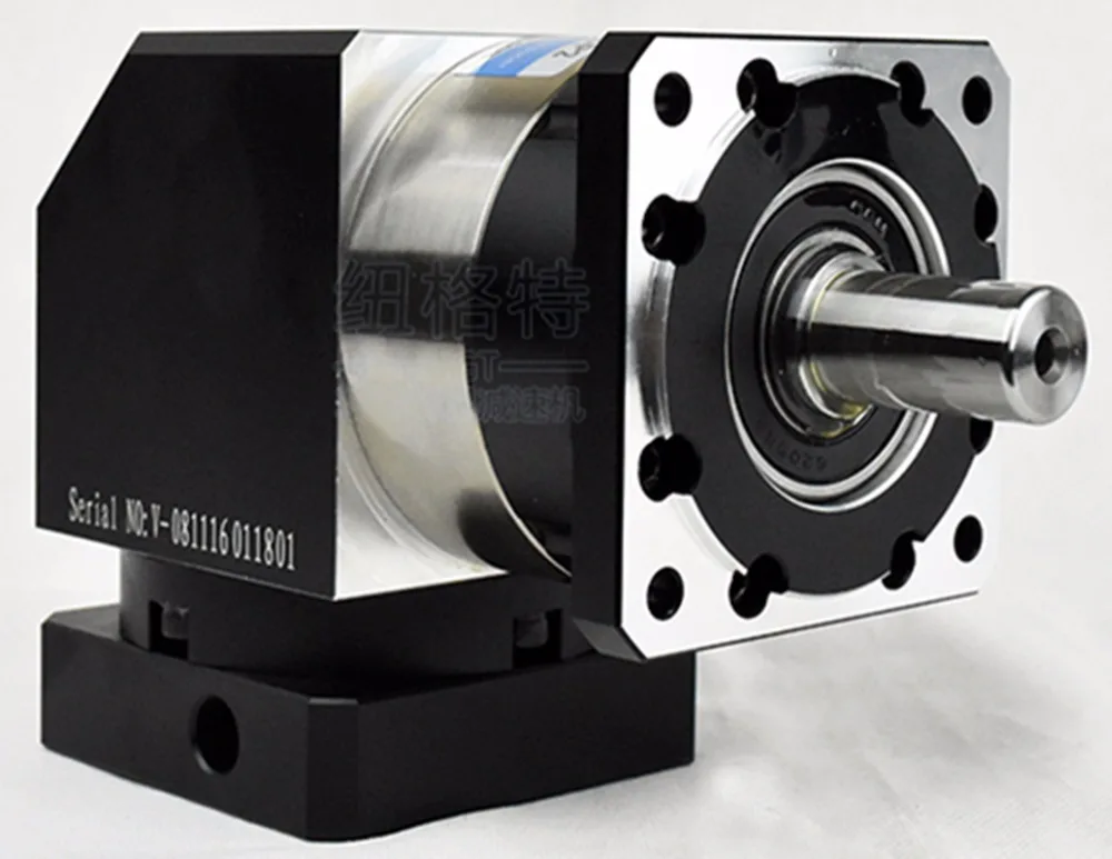 US $332.00 Right Angle 90 Degree Planetary Gearbox Reducer 12 Arcmin Ratio 151 To 1001 For 130mm AC Servo Motor Input Shaft 22mm