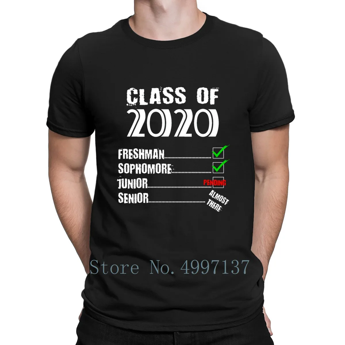 Летняя свободная футболка с коротким рукавом класса 2020 S-Xxxl новая модная рисунком