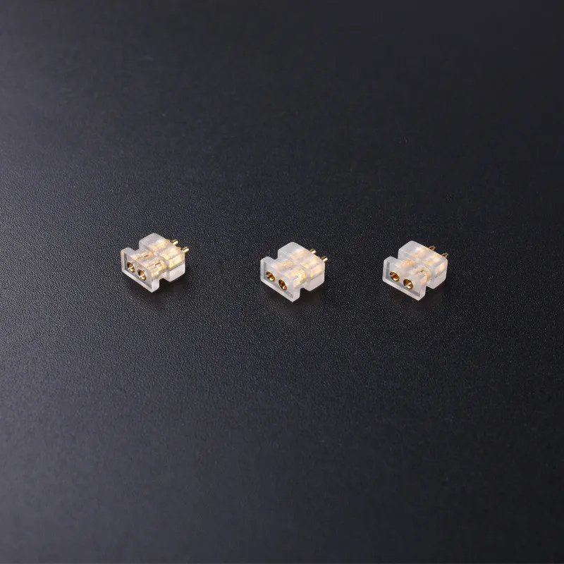 10 pcs 0 78 double pin 1964 socket female diy custom high end headphone cable accessories pin plug headphone connector