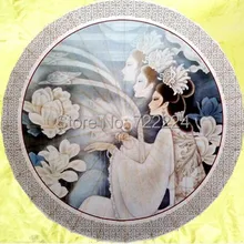 Классический женский бумажный зонтик в японском стиле, водонепроницаемый солнцезащитный зонтик в китайском стиле