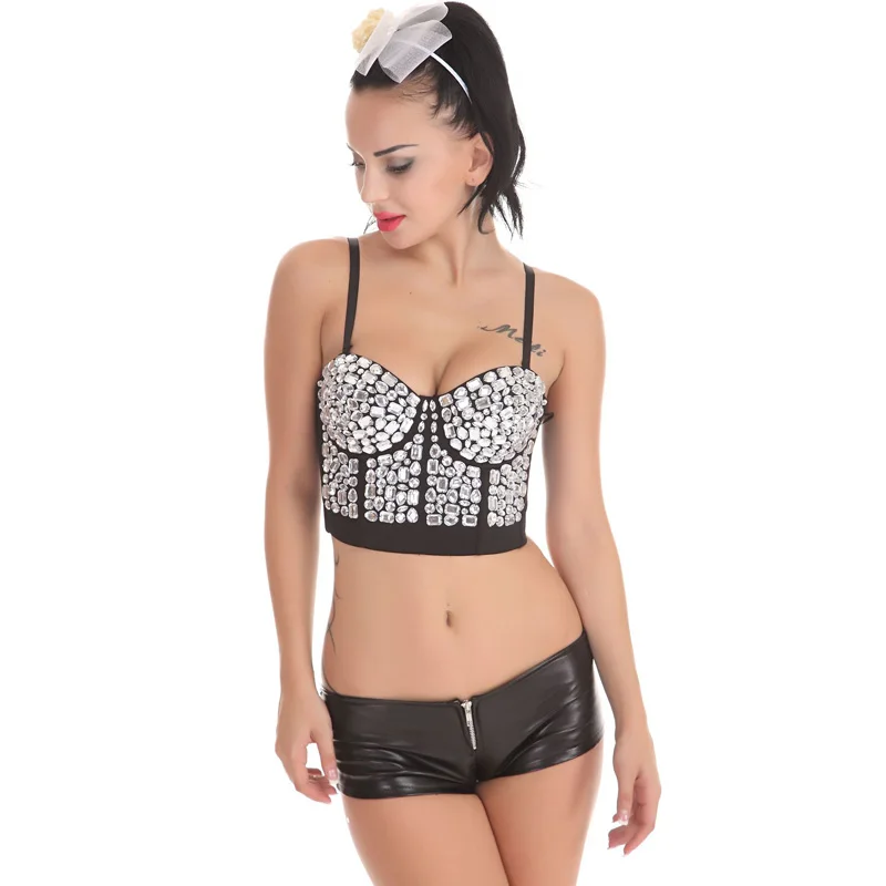 Women Sexy Bodysuit Bra pants Jazz Dance Costumes Ds DJ suit bars nightclubs Stage Show Dancewear party stage performance