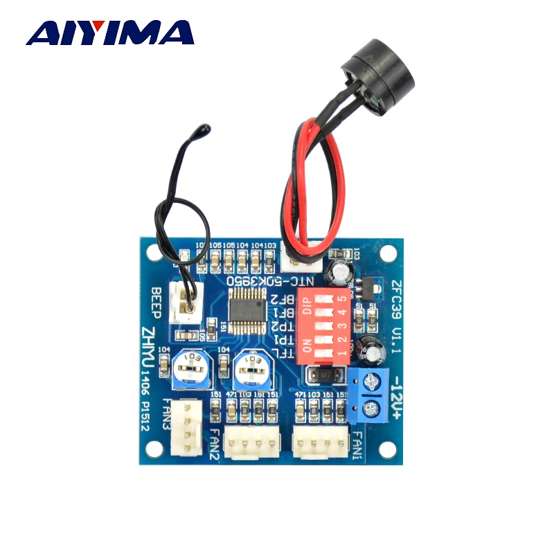 DC 12V PWM PC CPU Fan Temperature Control Speed Controller